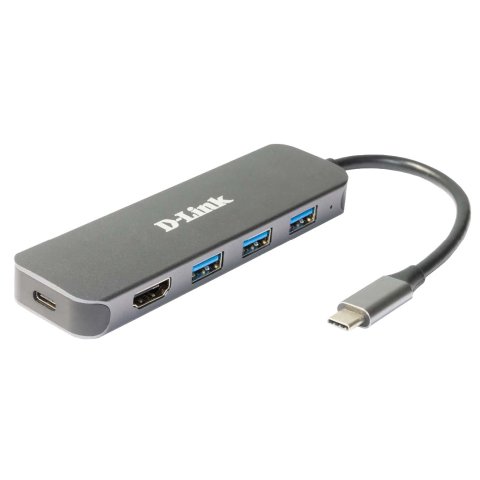 Docking Usb-c D-link Dub-2333 A 1xhdmi 4k 3xusb3.0 1xusb-c Pd 60w