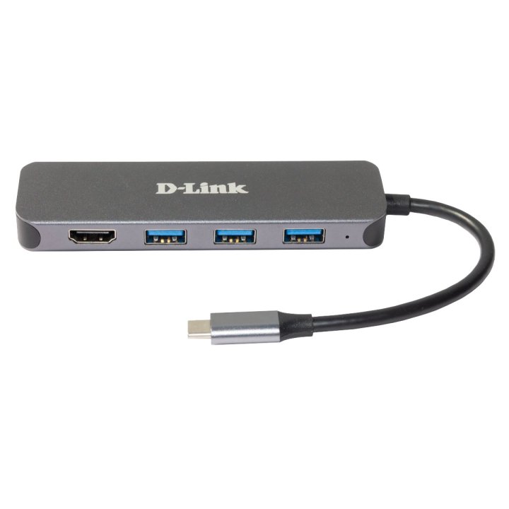 Docking Usb-c D-link Dub-2333 A 1xhdmi 4k 3xusb3.0 1xusb-c Pd 60w