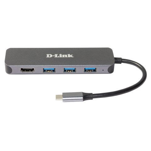 Docking Usb-c D-link Dub-2333 A 1xhdmi 4k 3xusb3.0 1xusb-c Pd 60w