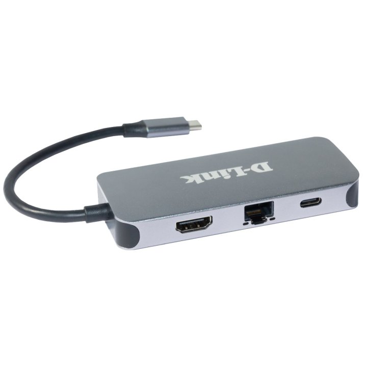 Docking Usb-c D-link Dub-2335 A 1xhdmi 4k 3xusb3.0 1xusb-c Pd 60w 1xgb Rj45