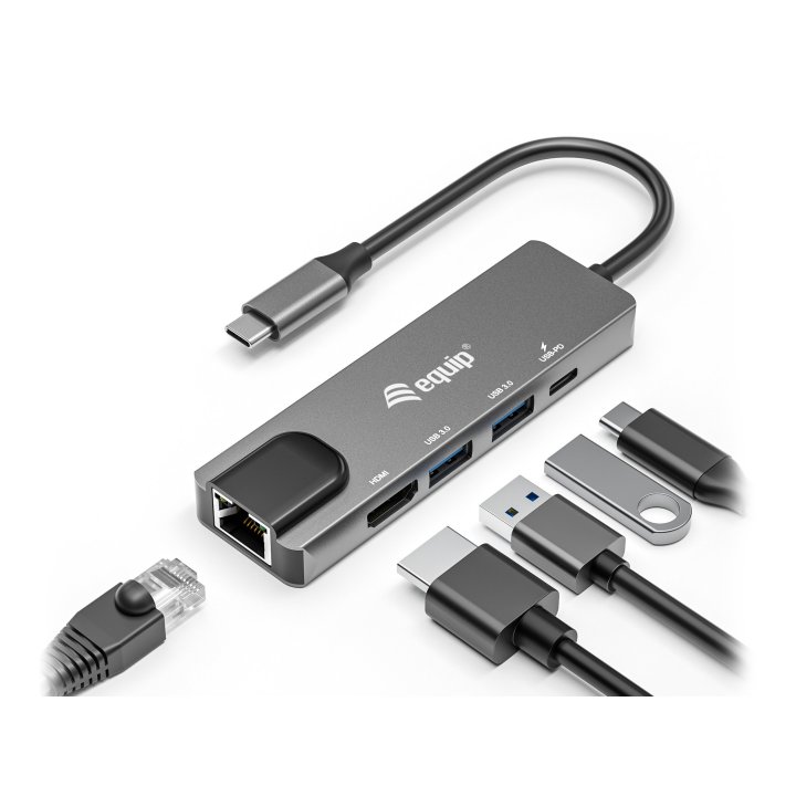 Docking Usb-c Equip 133489 A 1xhdmi 4k 1xusb-c Pd 100w 2xusb-a 5gb s 1xgb Rj45