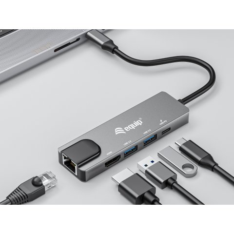 Docking Usb-c Equip 133489 A 1xhdmi 4k 1xusb-c Pd 100w 2xusb-a 5gb s 1xgb Rj45