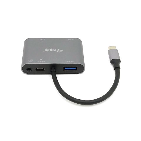 Docking Usb-c Equip 133483 A 1xhdmi 4k 1xvga 1xusb-a 3.0 1xusb-c Pd 100w