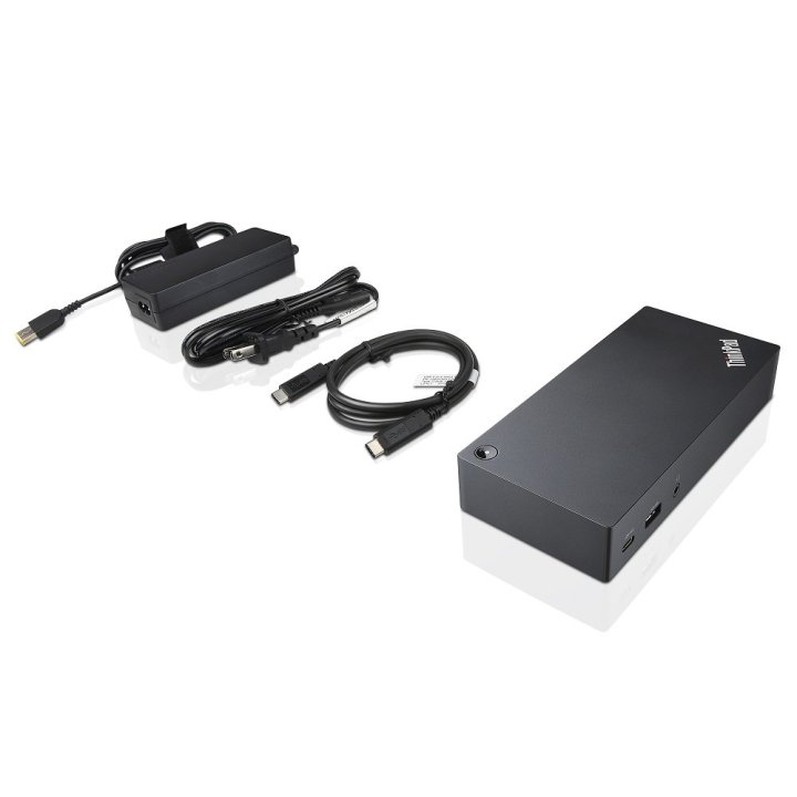 (reacondicionado) Docking Lenovo Usb-c "producto Oem " "cash30" 2xdisplay Port, Vga, 3xusb2.0, Rj45