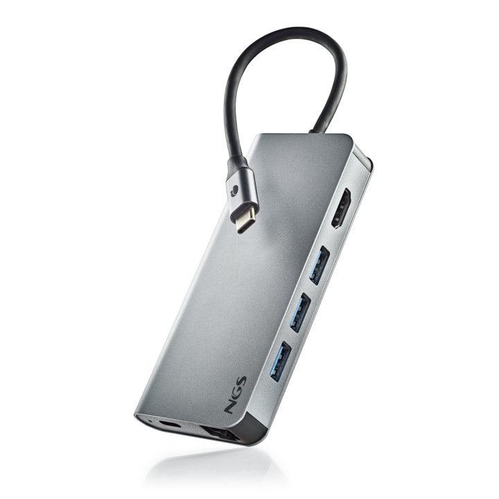 Adaptador Ngs  Wonder Dock 8 Multipuerto Tipo Usb-c 8 En 1