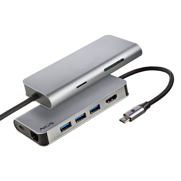 Adaptador Ngs  Wonder Dock 8 Multipuerto Tipo Usb-c 8 En 1