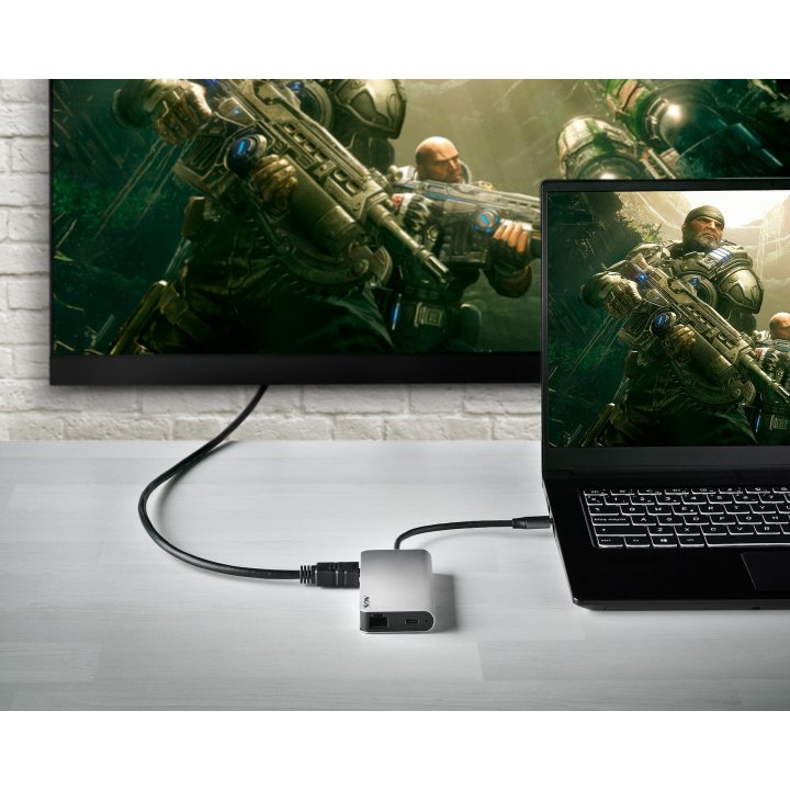 Adaptador Ngs  Wonder Dock 8 Multipuerto Tipo Usb-c 8 En 1