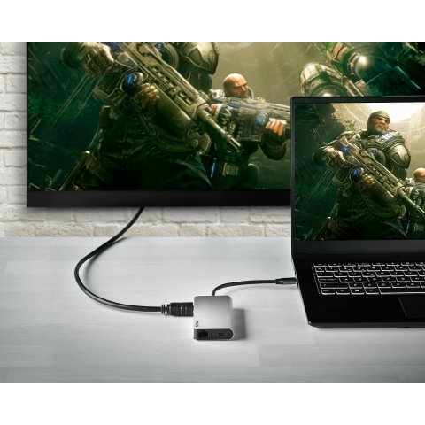 Adaptador Ngs  Wonder Dock 8 Multipuerto Tipo Usb-c 8 En 1