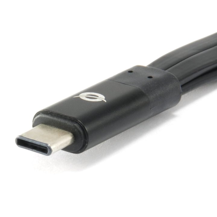 Hub Usb 3.1 Tipo C Conceptronic Hubbies 1 Puerto Usb 3.0 + 2 Puertos Usb 2.0 Color Negro