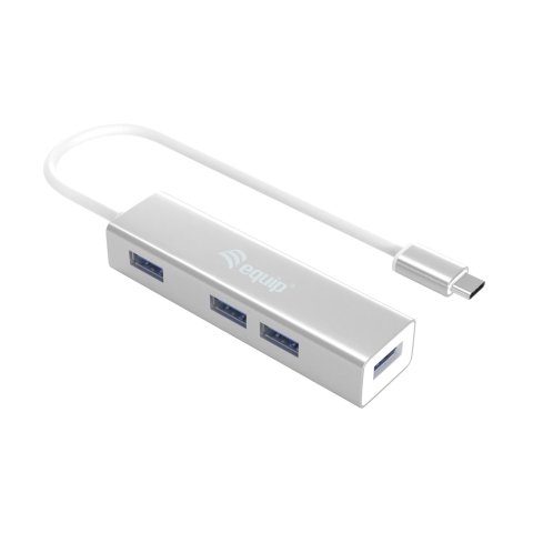 Hub Usb-c 3.1 Equip Life 4 Puertos Usb 3.0 Tipo A Carcasa De Aluminio