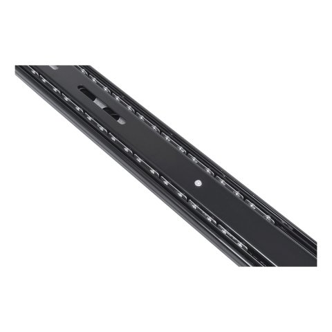 Kit De Railes Unykach 52094 Para Caja Rack De 1u A 4u Material Acero Pintado Negro Sistema Telescopico Negro