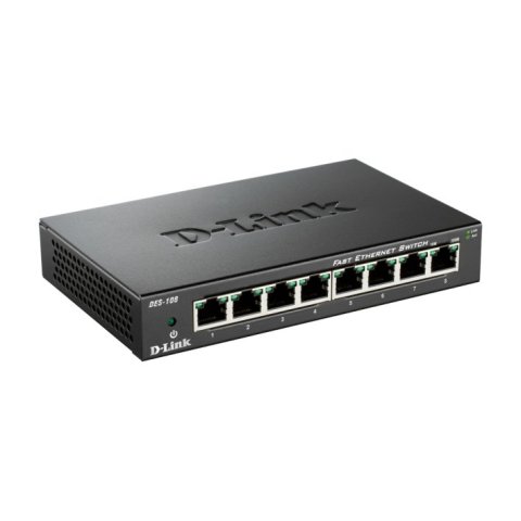 Switch No Gestionable D-link Des-108 8p Ethernet Carcasa Metal Sobremesa No Rack