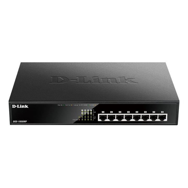 Switch No Gestionable D-link Dgs-1008mp Giga Poe (140w) Rack