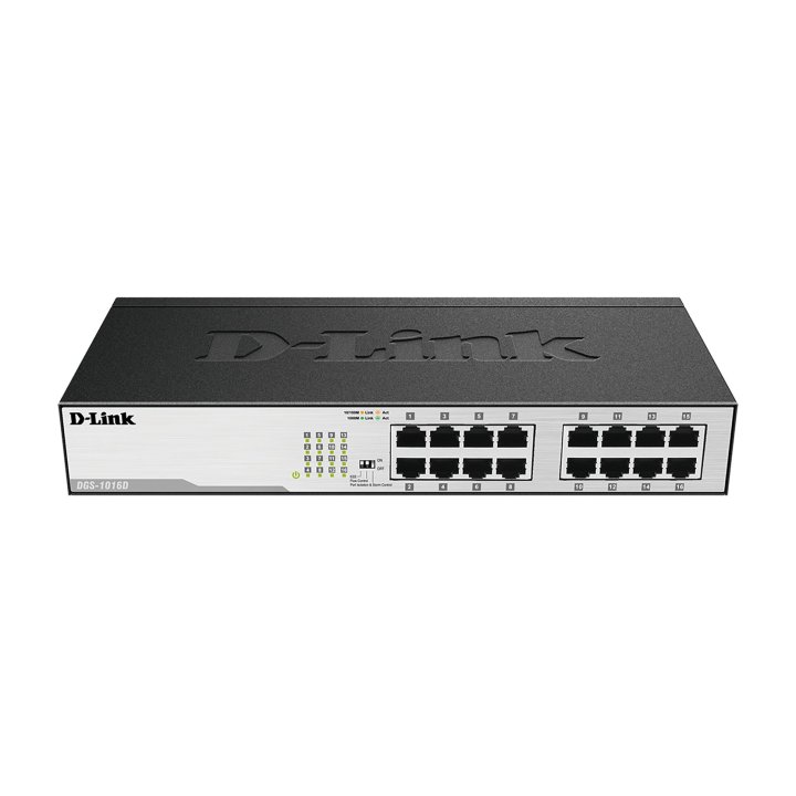 Switch No Gestionable D-link Dgs-1016d 16p Giga Sobremesa No Rack