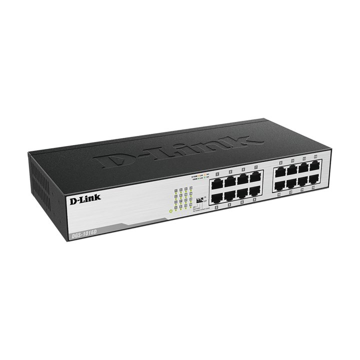 Switch No Gestionable D-link Dgs-1016d 16p Giga Sobremesa No Rack