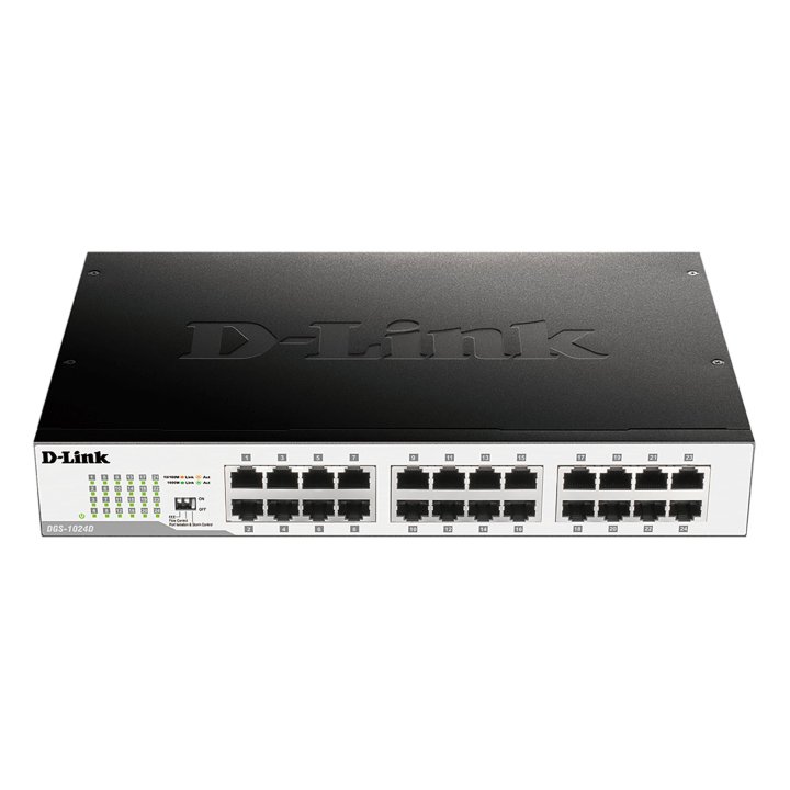 Switch No Gestionable D-link Dgs-1024d 24p Giga Sobremesa   Rack