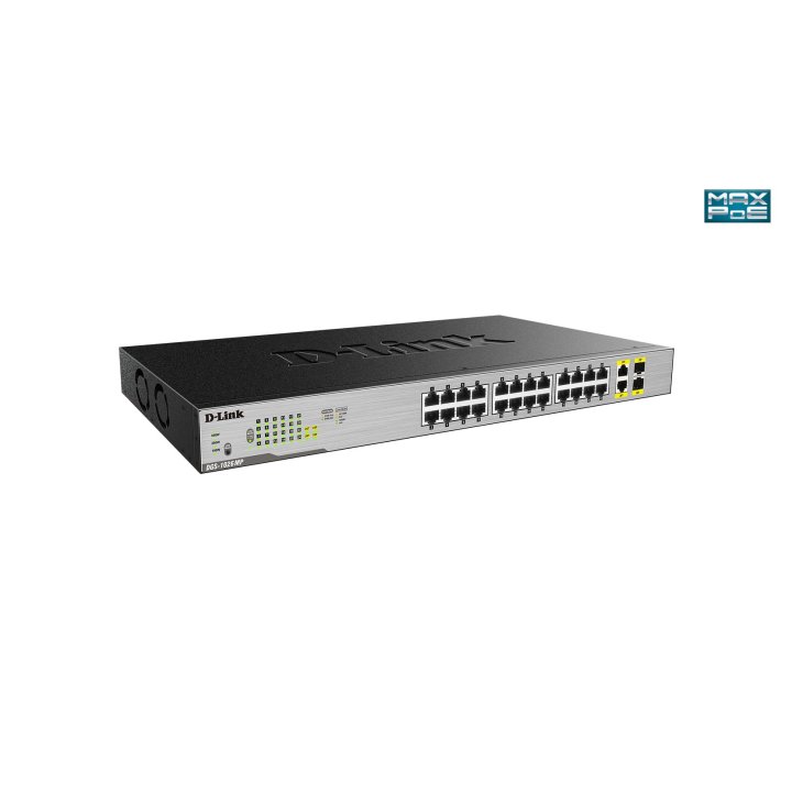 Switch No Gestionable D-link Dgs-1026mp 24p Giga Poe (370w) + 2p Giga Combo