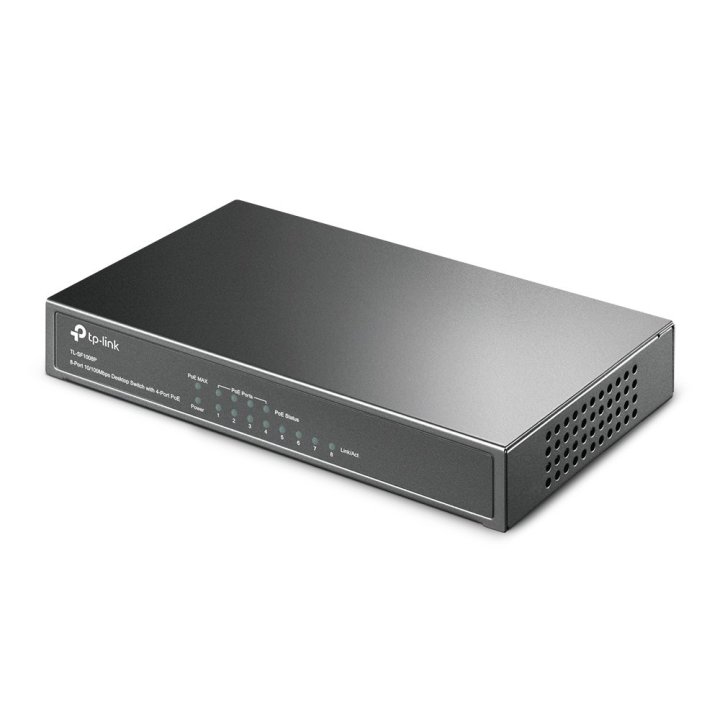 Switch No Gestionable Tp-link Sf1008p 8p Ethernet Sobremesa No Rack Con 4p Poe