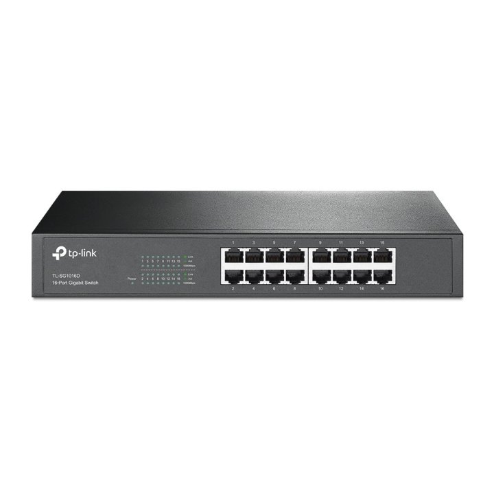 Switch No Gestionable Tp-link Sg1016d 16p Giga Sobremesa Rack