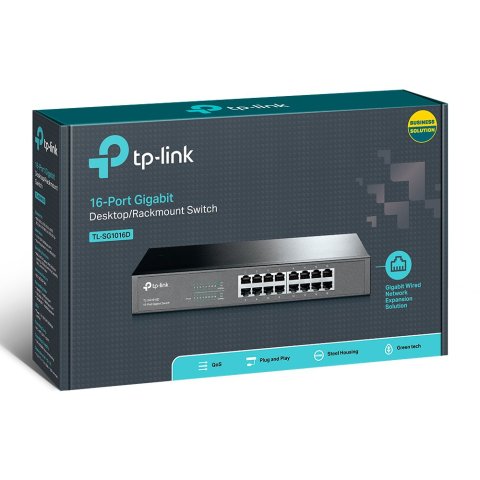 Switch No Gestionable Tp-link Sg1016d 16p Giga Sobremesa Rack