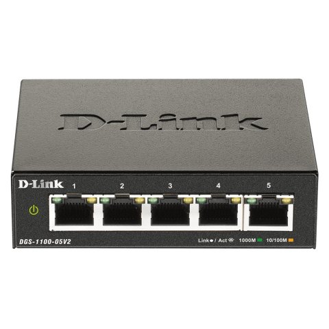 Switch Semigestionable D-link Dgs-1100-05v2 5p Giga No Rack