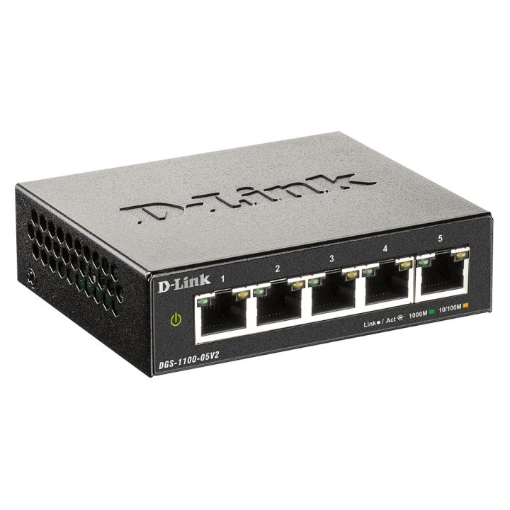 Switch Semigestionable D-link Dgs-1100-05v2 5p Giga No Rack