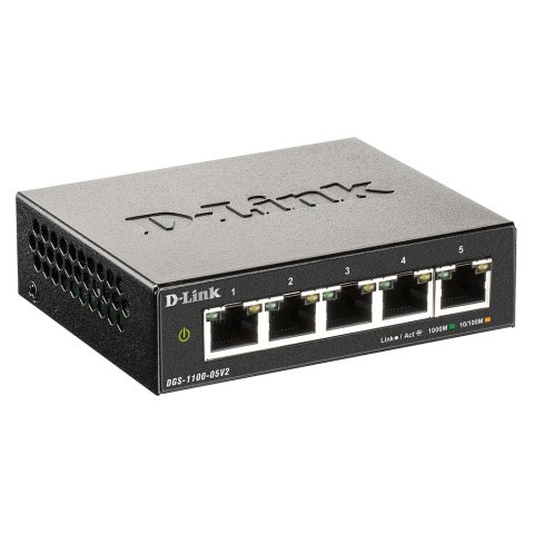 Switch Semigestionable D-link Dgs-1100-05v2 5p Giga No Rack