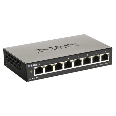 Switch Semigestionable D-link Dgs-1100-08v2 8p Giga No Rack