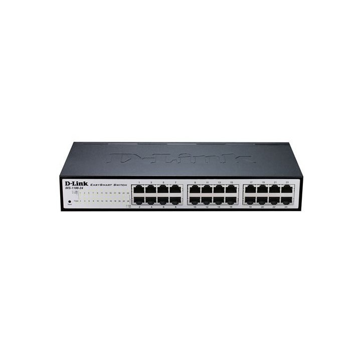 Switch Semigestionable D-link Dgs-1100-24v2 e 24p Giga Enhanced Rack