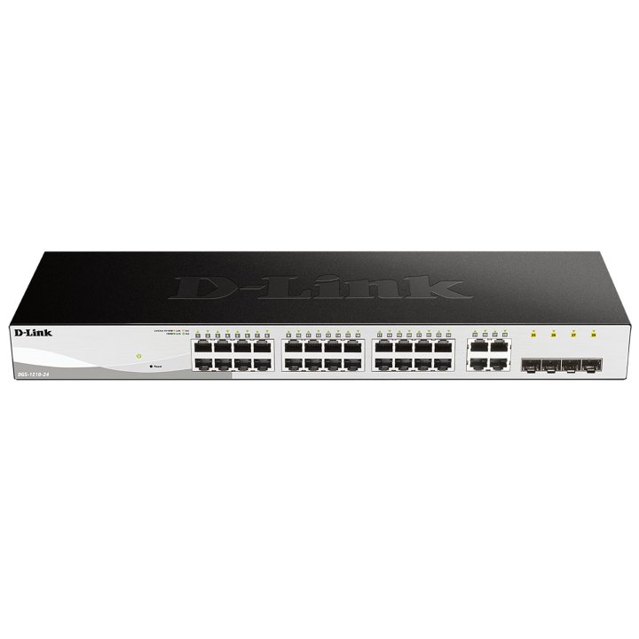Switch Semigestionable D-link Dgs-1210-24 e 20p Giga + 4p Giga Combo Rack