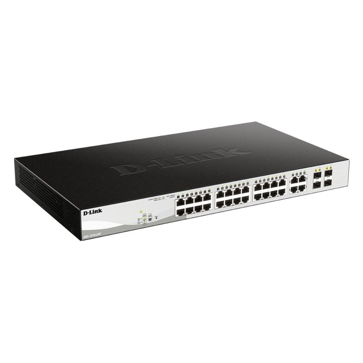 Switch Semigestionable D-link Dgs-1210-24p e 24p Giga Poe (193w) + 4p Giga Combo Rack