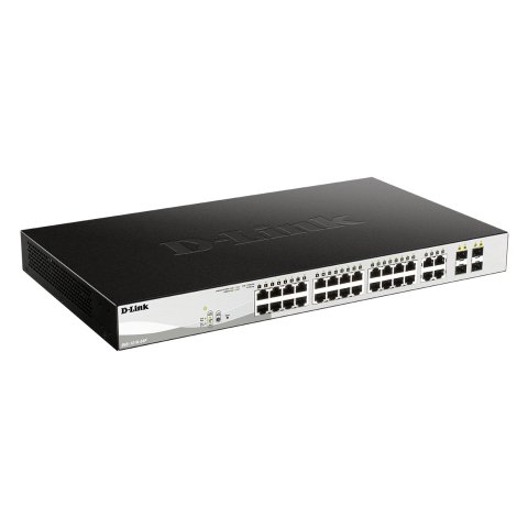 Switch Semigestionable D-link Dgs-1210-24p e 24p Giga Poe (193w) + 4p Giga Combo Rack