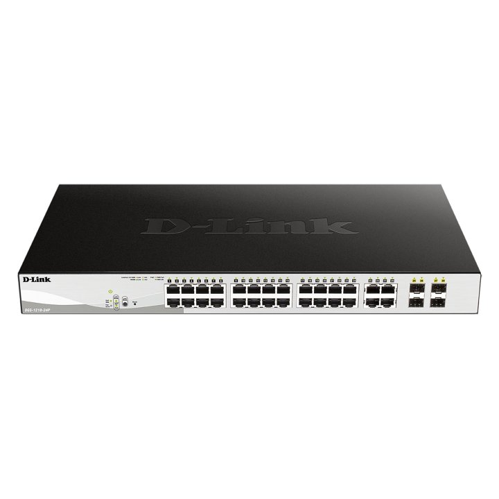 Switch Semigestionable D-link Dgs-1210-24p e 24p Giga Poe (193w) + 4p Giga Combo Rack