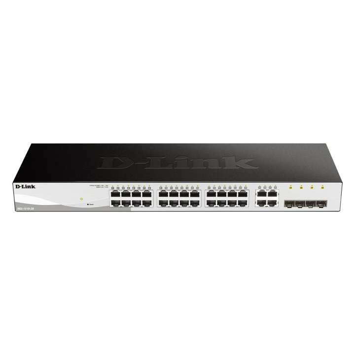 Switch Semigestionable D-link Dgs-1210-28 e 24p Giga + 4p Giga Combo Rack