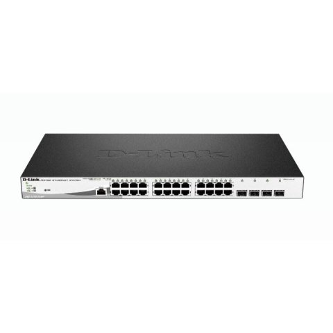 Switch Semigestionable D-link Dgs-1210-28mp e 24p Giga (24p Poe 370w) + 4p Giga Combo Rack