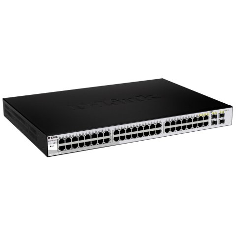 Switch Semigestionable D-link Dgs-1210-48 e 44p Giga + 4p Giga Combo Rack