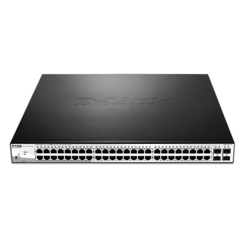 Switch Semigestionable D-link Dgs-1210-52mp e 48p Giga Poe (370w) + 4p Giga Combo Rack
