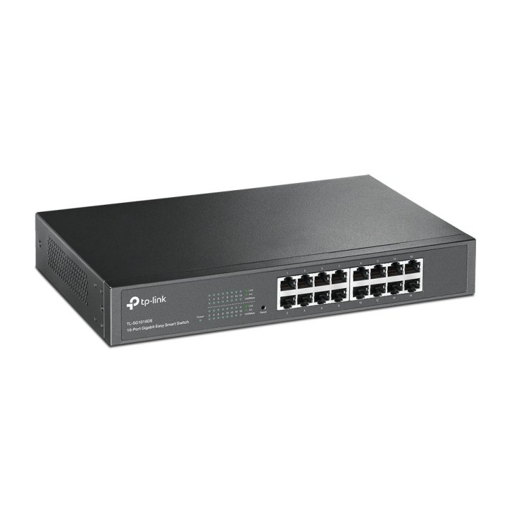 Switch Semigestionable Tp-link Sg1016de 16p Carcasa Metalica Giga 19" Rack