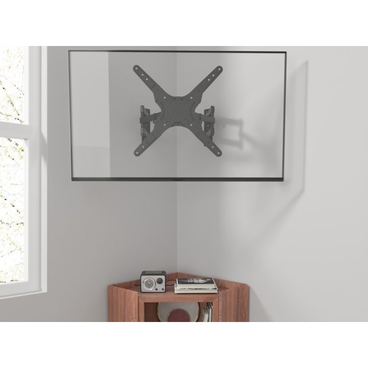 (km0) Soporte De Pared Orientable Equip Para Pantalla De 23" - 55" Doble Brazo Artic. Cash30