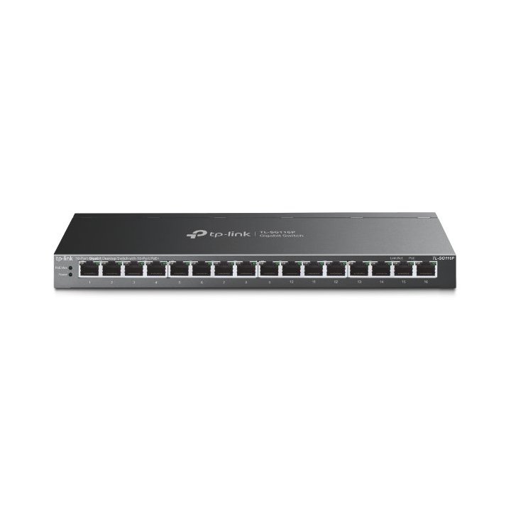 Switch Semigestionable Tp-link Tl-sg116p 16p Giga Poe+ 120w Carcasa Metalica