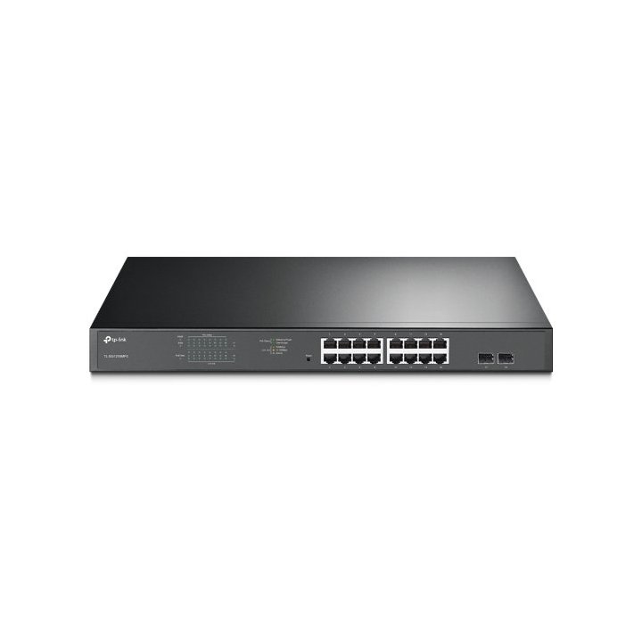 Switch Semigestionable Tp-link Sg1218mpe 16p Giga Poe poe+ Alimentacion Poe 192w Rack 19" 1u