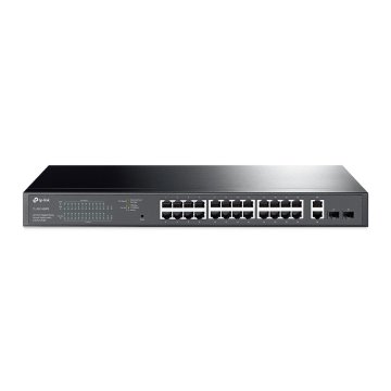 Switch Semigestionable Poe+ Tp-link Tl-sg1428pe 28p Giga De Estos 24p Poe+ (250w) 2p Giga Sfp