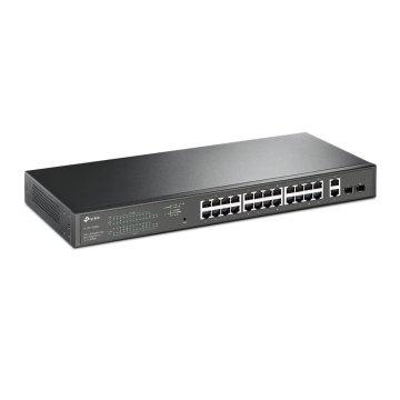 Switch Semigestionable Poe+ Tp-link Tl-sg1428pe 28p Giga De Estos 24p Poe+ (250w) 2p Giga Sfp 2