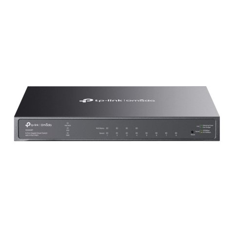 Switch Semigestionable Poe+ Tp-link Tl-sg2008p 8p Giga De Estos 4p Poe+ (62w) Integracion Por Omada Sdn