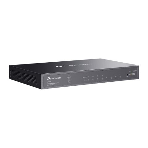 Switch Semigestionable Poe+ Tp-link Tl-sg2008p 8p Giga De Estos 4p Poe+ (62w) Integracion Por Omada Sdn