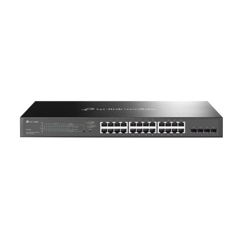 Switch Semigestionable Poe+ Tp-link Sg2428p 24p Giga Poe+ Y 4 Ranuras Sfp Gigabit