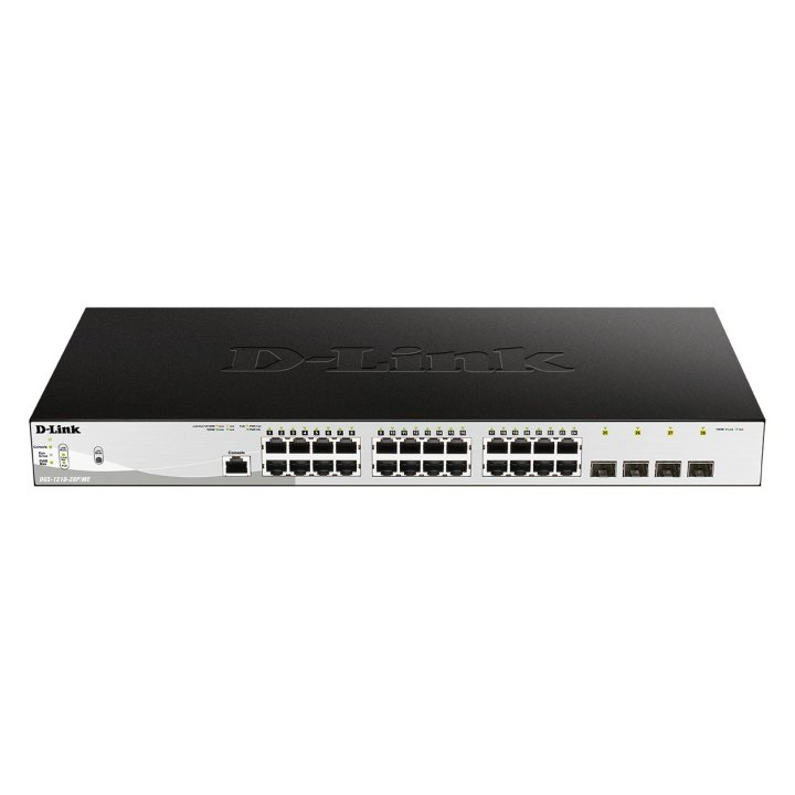 Switch Gestionable D-link Dgs-1210-28p me e L2+ l3 Lite 24p Giga Poe+ 4p Giga Sfp