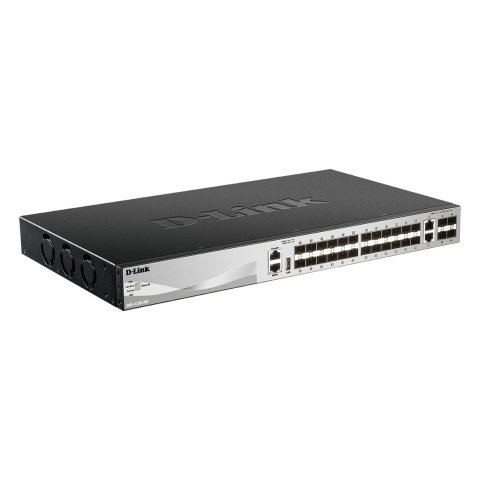 Switch Gestionable L3 D-link Stackable Dgs-3130-30s e 24p Sfp + 2p 10g + 4p 10g Sfp+