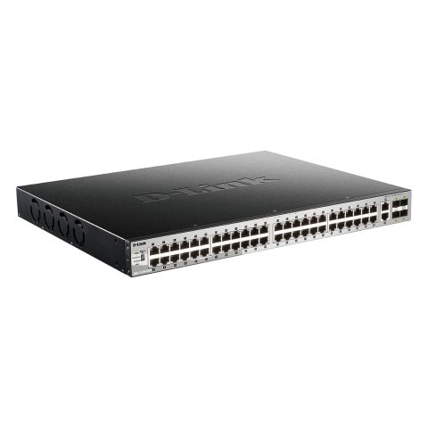 Switch Gestionable L3 D-link Stackable Dgs-3130-54ps e 48p Poe (370w) Giga + 2p 10g + 4p 10g Sfp+