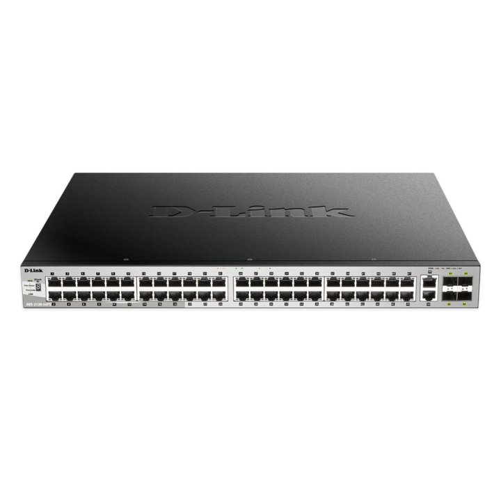 Switch Gestionable L3 D-link Stackable Dgs-3130-54ps si 48p Poe (370w) Giga + 2p 10g + 4p 10g Sfp+